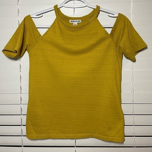 WHISTLES COLD SHOULDER TOP SIZE US 4 - Picture 6 of 10